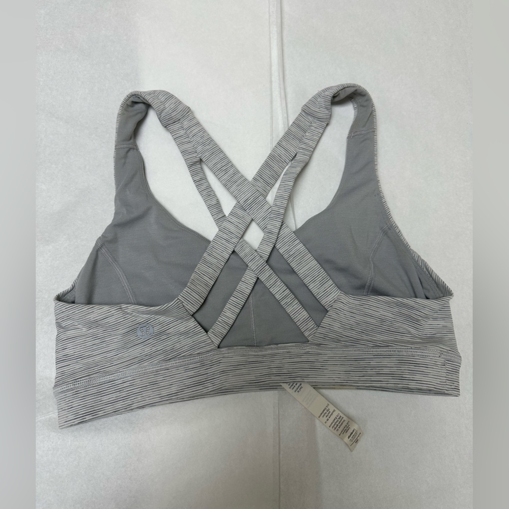 Lululemon Stash N’ Run Bra Wee Are From Space Nimbus Battleship Ice Grey🌻 - Picture 2 of 8